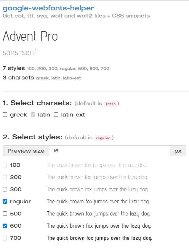 Advent Pro