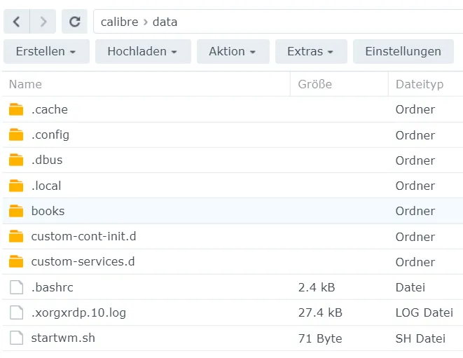 Calibre library in Calibre folder