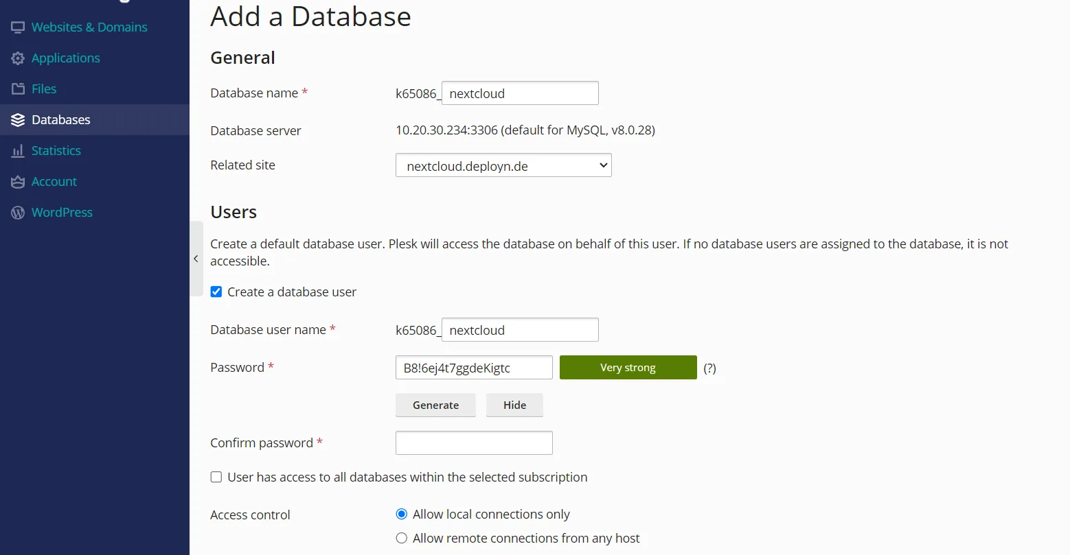 database