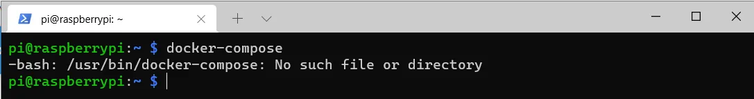 Docker-Compose error