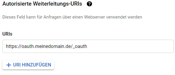 Forwarding domain