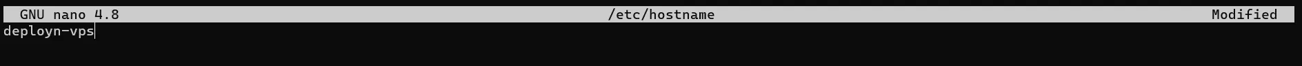 hostname