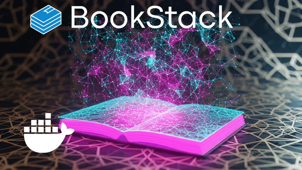 Set Up Bookstack as an Open Source Knowledge Base with Docker hero image