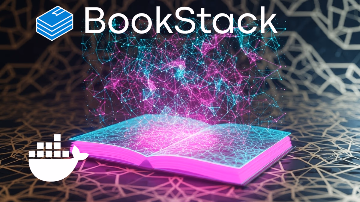 Set Up Bookstack as an Open Source Knowledge Base with Docker hero image
