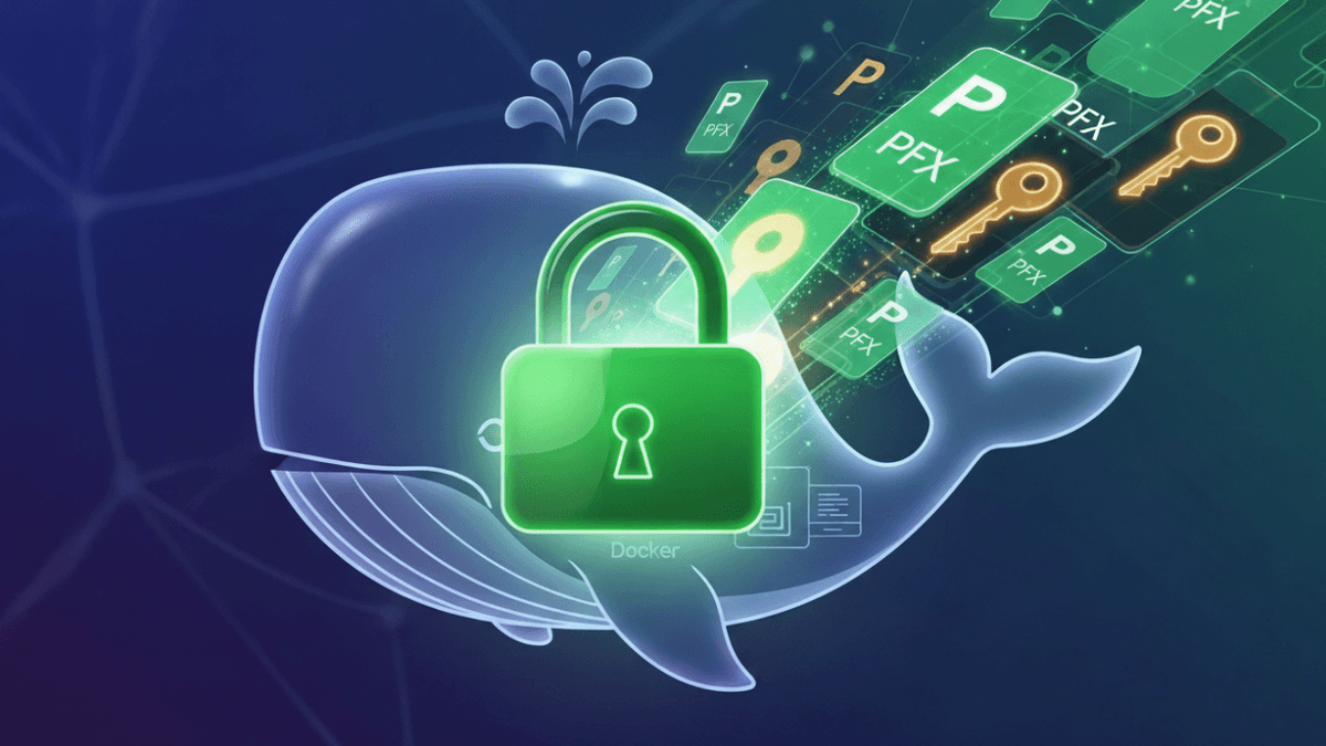 SSL für Nginx in Docker: PFX-Zertifikate richtig einrichten hero image