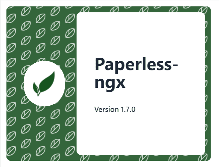 Paperless-ngx Version 1.7.0 hero image