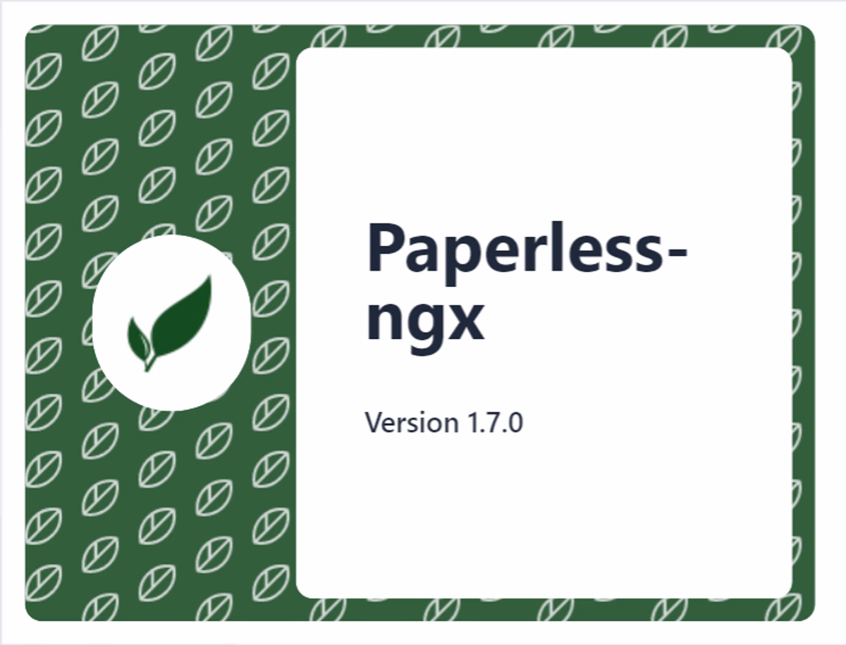 Paperless-ngx Version 1.7.0 hero image