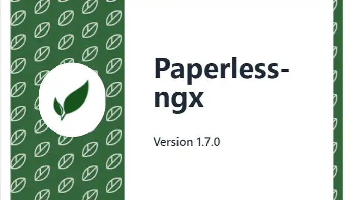 Paperless-ngx Version 1.7.0 cover image