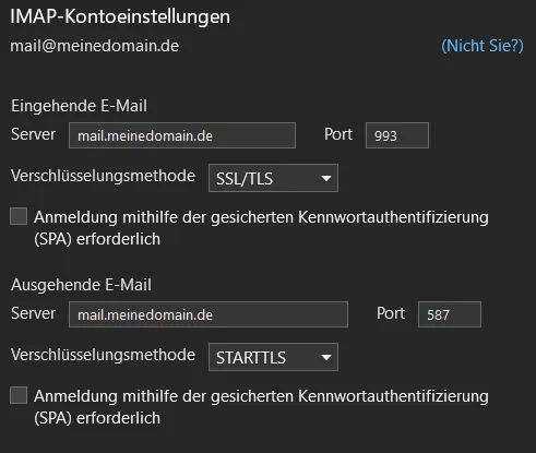 Image of settings