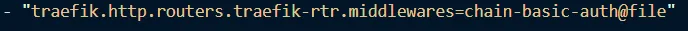chain from middlewares in docker-compose