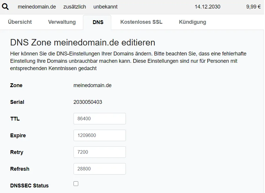 DNS Settings