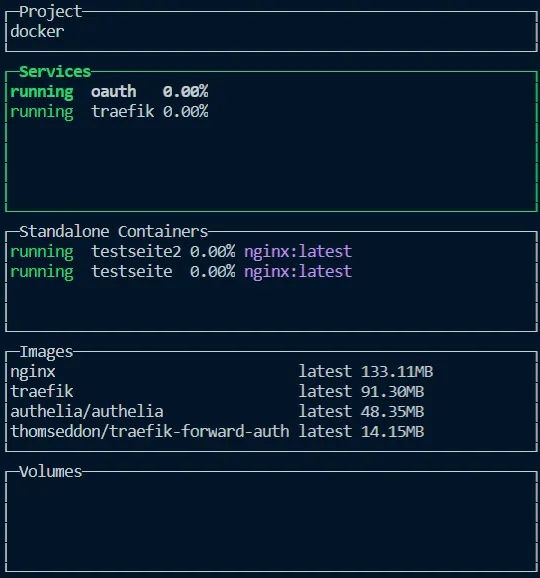 Two Nginx containers