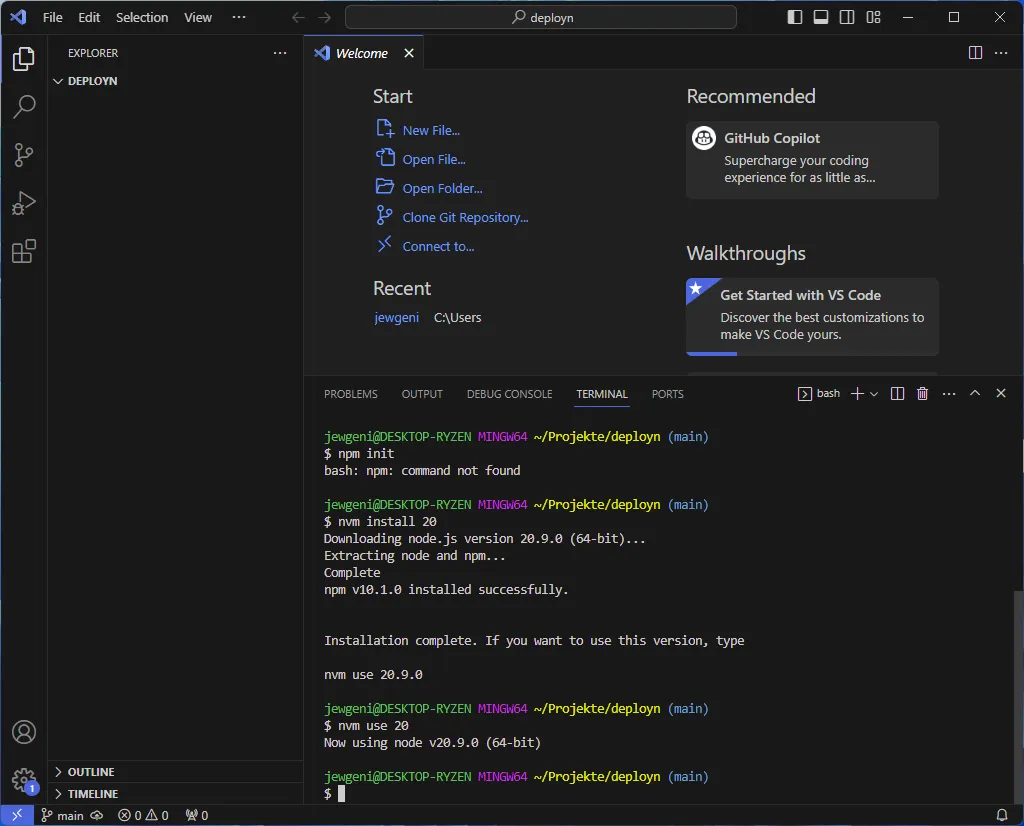 NVM for Windows