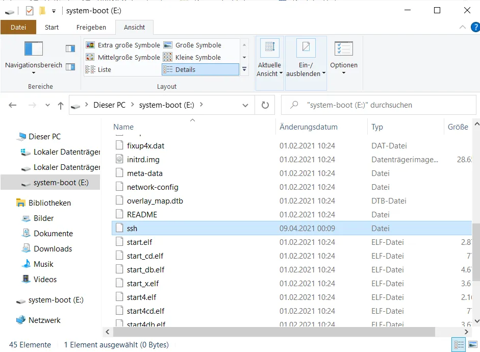 SSH file