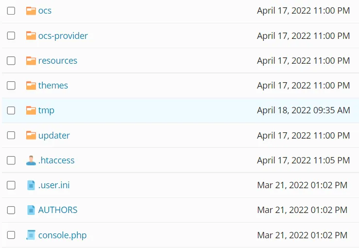 tmp directory